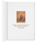 Don Quixote Ballet Greeting Card (Inside (Right))