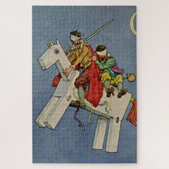 “Don Quixote” by W Heath Robinson Jigsaw Puzzle (Vertical)
