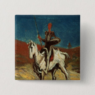 Don Quixote, c.1865-1870 Button