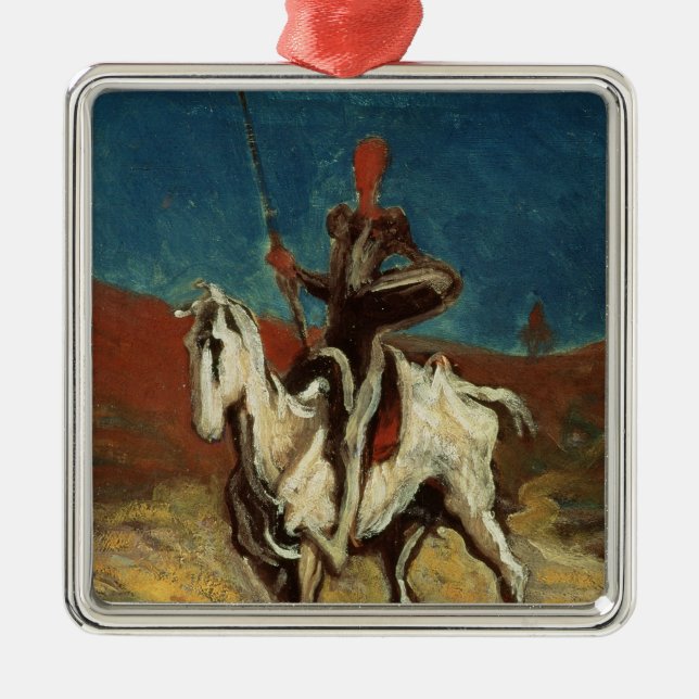 Don Quixote, c.1865-1870 Metal Ornament (Front)