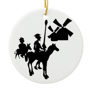 Don Quixote Ceramic Ornament