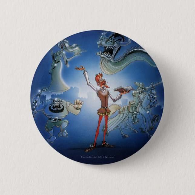 DON QUIXOTE FANTASY- Button chapa prendedor (Front)