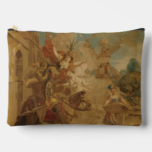 Don Quixote Guided by Folly, 18th century tapestry Accessory Pouch