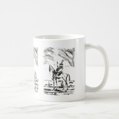 Don Quixote Illustration Coffee Mug