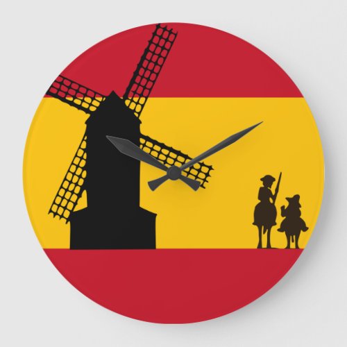 Don Quixote Large Clock