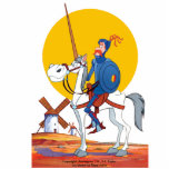DON QUIXOTE & ROCINANTE STATUETTE<br><div class="desc">The Cartoon animation series "DON QUIXOTE OF LA MANCHA" was first seen on TV back in 1979, since then, it has been aired by TV stations around the globe. Don Quixote was first published in 1605 and it's continuation in a second part was published in 1615. Our magnets commemorate both...</div>