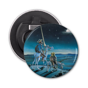 DON QUIXOTE & SANCHO by @QUIXOTEdotTV Bottle Opener