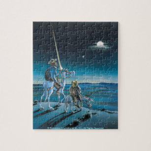 Don Quixote & Sancho - Jigsaw Cartoon Jigsaw Puzzle