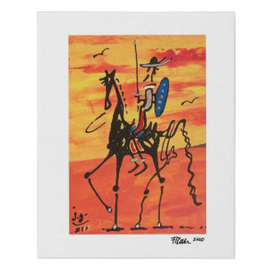 Don Quixote XII Faux Canvas Print