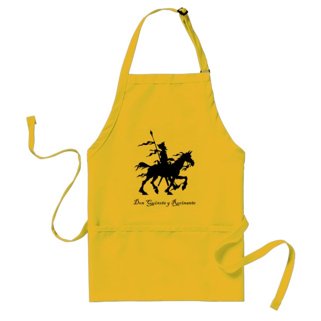 Don Quixote y Rocinante Adult Apron (Front)