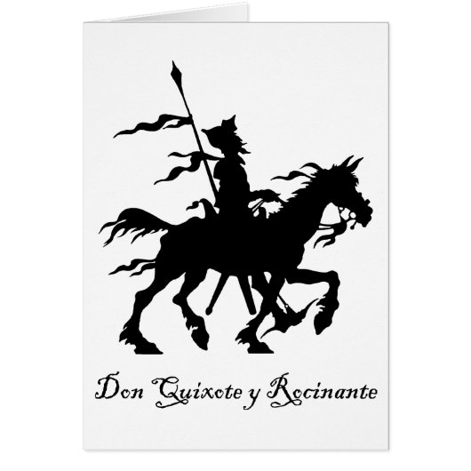 Don Quixote y Rocinante Cards (Front)