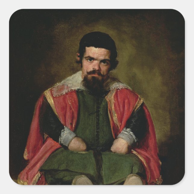 Don Sebastian de Morra, c.1643-44 Square Sticker (Front)
