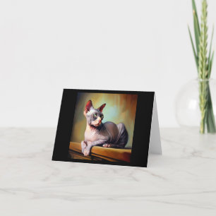 Don Sphynx Cat Card