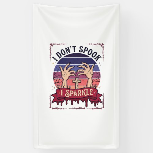 Don Spook Sparkle Zombie Hands Halloween Blood_1 Banner