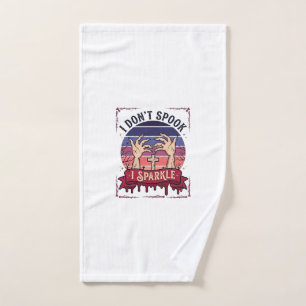 Don Spook Sparkle Zombie Hands Halloween Blood_1 Hand Towel