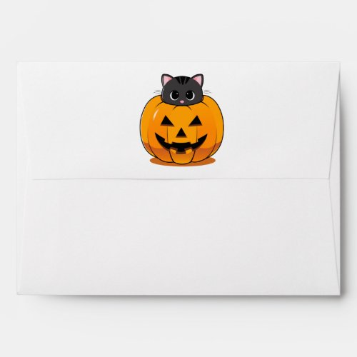 Dont Be a Scaredy Cat  Greeting Card Envelope