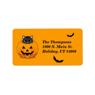 Don’t Be a Scaredy Cat / Return Address Labels