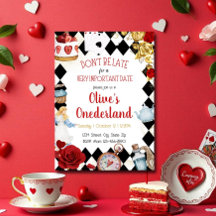 “Don’t Be Late” Alice in ONEderland First Birthday