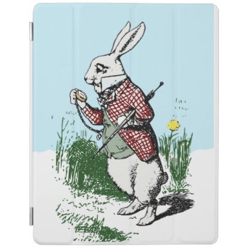 Don’t Be Late! Alice In Wonderland White Rabbit Ipad Smart Cover by ClockworkZero at Zazzle