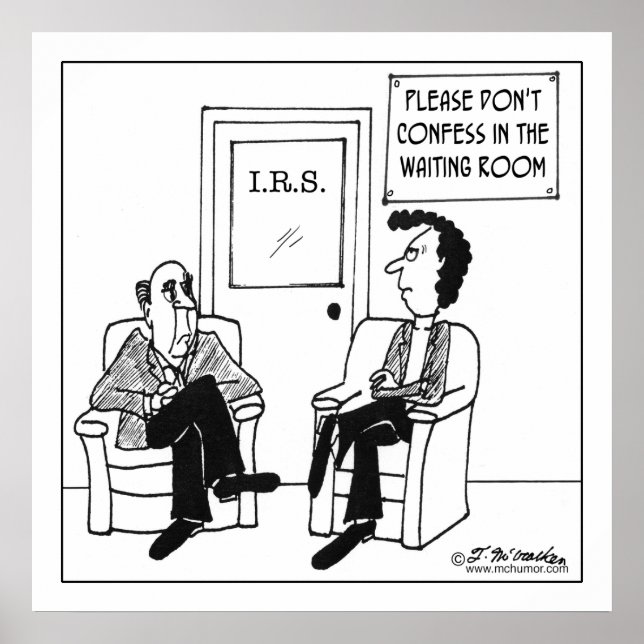 Don’t Confess In The Waiting Room Poster (Front)