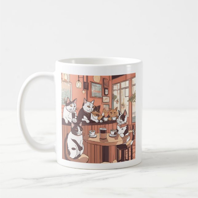 “Don’t Cross the Paw” Coffee Mug (Left)
