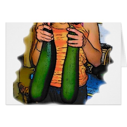 Don’t Hate My “Double Z” Zucchinis! Cards (Front Horizontal)
