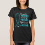 don t let friends fight ovarian cancer alone T-Shirt