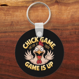 Don’t Look at the Chicken The Funny Game  Keychain