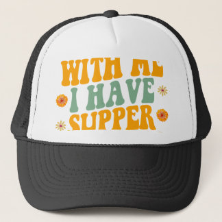 don’t mess with me i have supper grandpa trucker hat