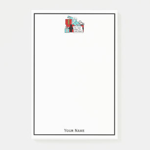 Don’t Open Til Christmas Presents Xmas Post-it Notes