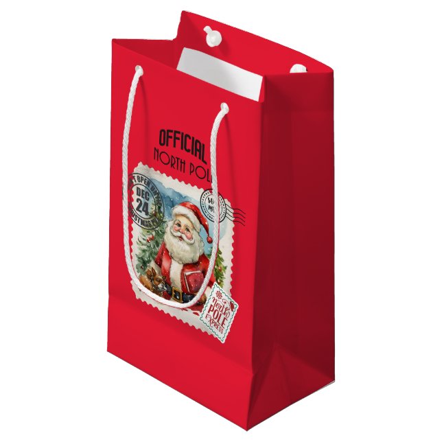 Don’t Open Until Christmas Small Gift Bag  (Front Angled)