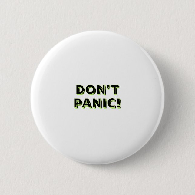 Don’t Panic Button (Front)