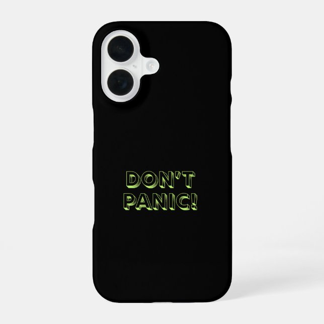 Don’t Panic Iphone Case (Back)