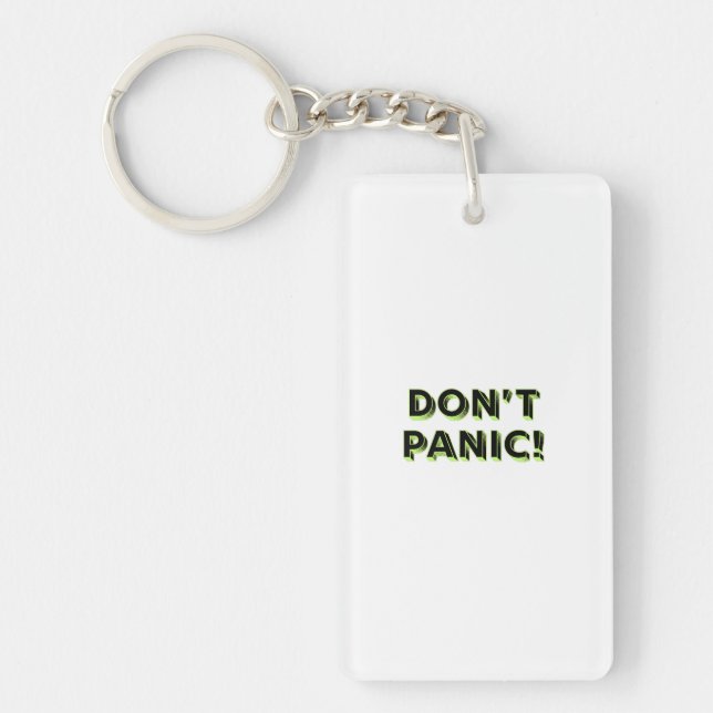 Don’t Panic Keychain (Front)