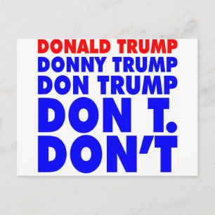 Don T Postcard