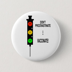 Don’t Procrastinate … Vaccinate! Button