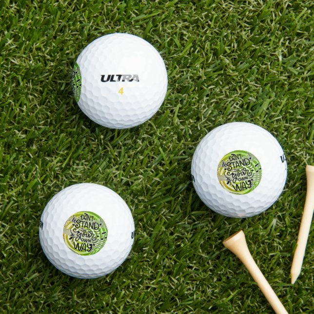 Don’t Stand in Your Own Way Golf Balls (Insitu Grass)