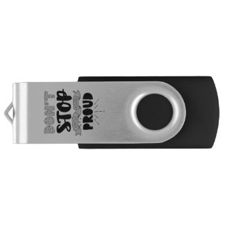 Don’t Stop Athletic Quote Self Pride Quote Success Flash Drive