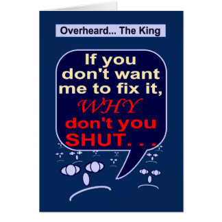 Don’t Tell IF no Fix Needed Cards