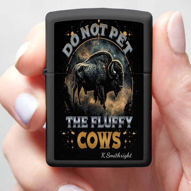 Don’t Touch The Buffalo Zippo Lighter (In Hand)