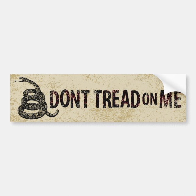 Don’t Tread on Me Bumper Sticker (Front)