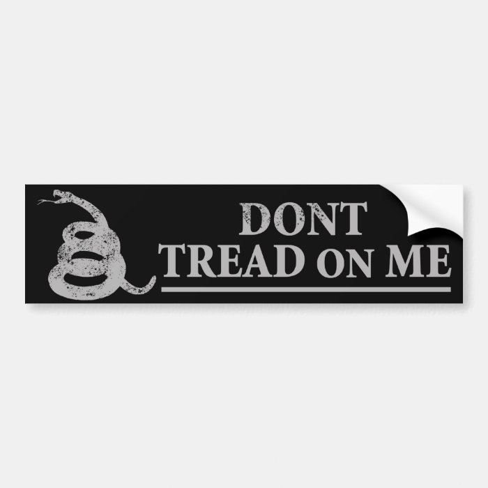 Don’t Tread on Me Bumper Stickers