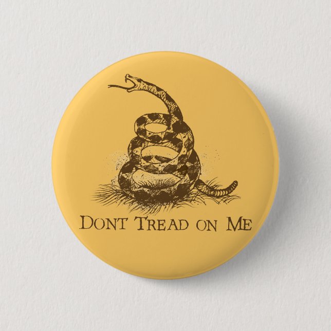 Don’t Tread on Me Button (Front)
