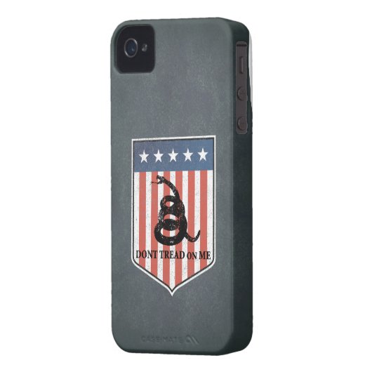 Don’t Tread on Me Case-Mate iPhone Case (Back Left)