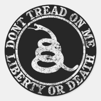 Don’t Tread on Me Classic Round Sticker