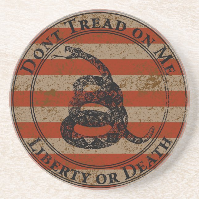 Don’t Tread on Me Drink Coaster (Front)