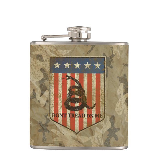 Don’t Tread on Me Flask (Front)