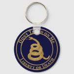 Don’t Tread On Me Keychain at Zazzle