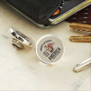 Don’t Tread on Me Squirrel Liberty Justice Lapel Pin