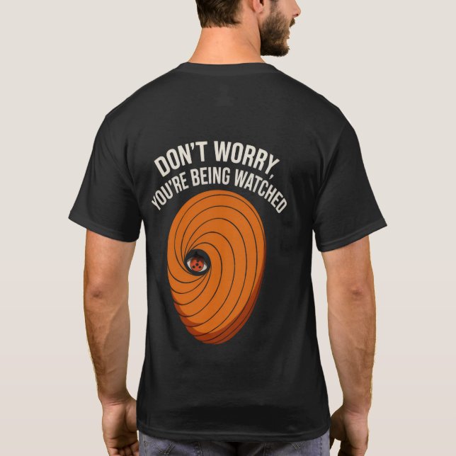 Don’t Worry, Cyber, Anime T-Shirt) T-Shirt (Back)